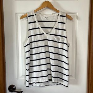 Madewell striped tank top